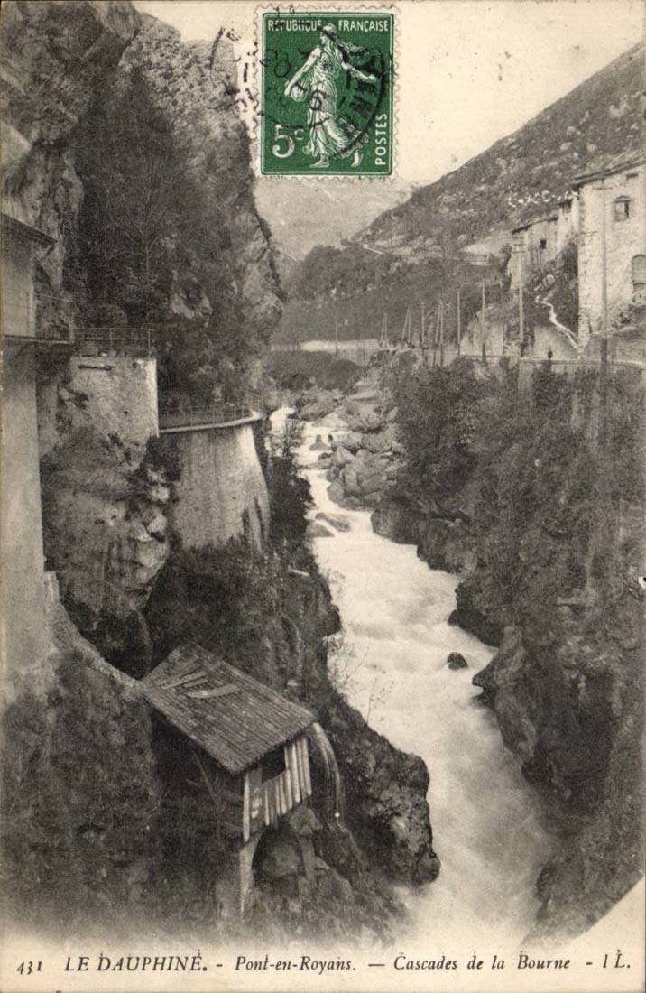 Le Dauphine CPA Pont en Royans Cascades de la Bourne