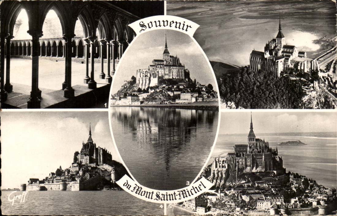 CPSM Souvenir du Mont Saint Michel