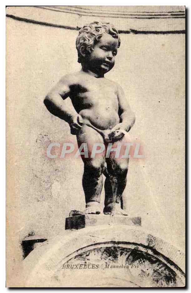 CPA Belgique Bruxelles manneken Pis Ange Angel
