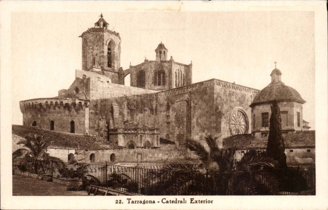 CPA Espagne Spain Espana Taragona Catedral exterior