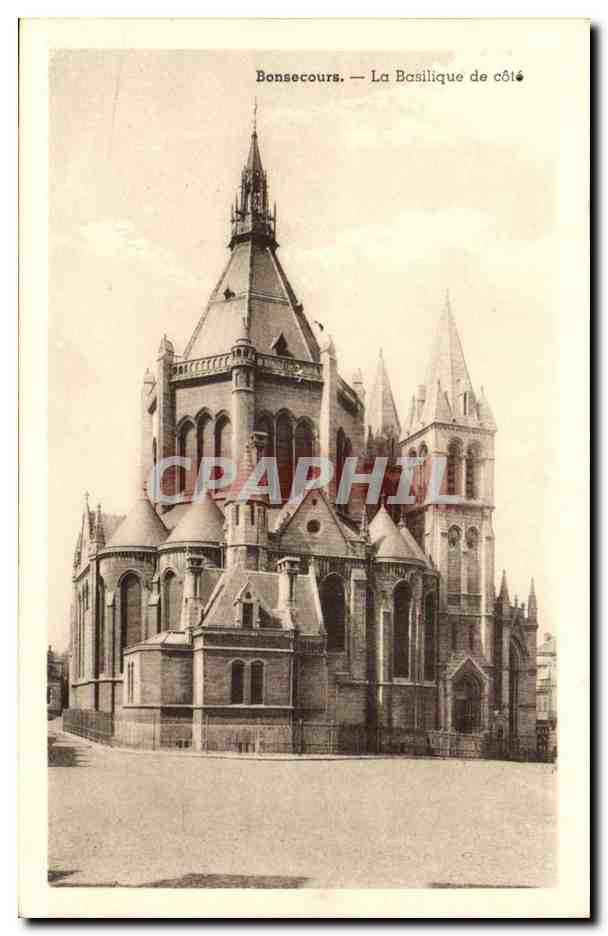 CPA Bonsecours la basilique de cote