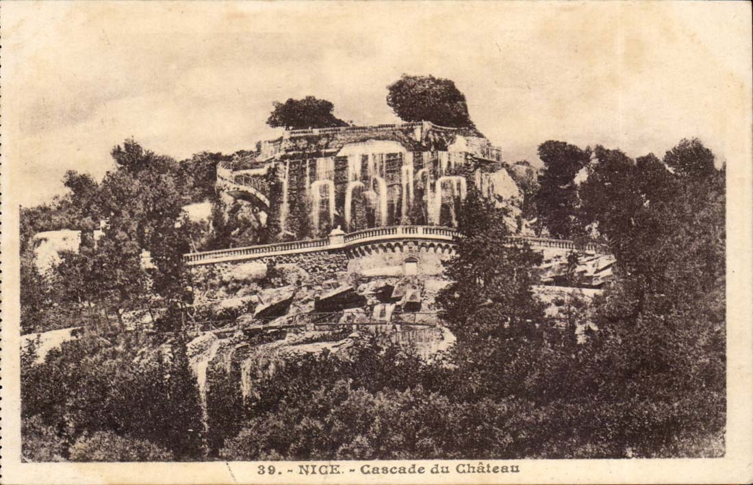 CPA Nice Cascade du chateau