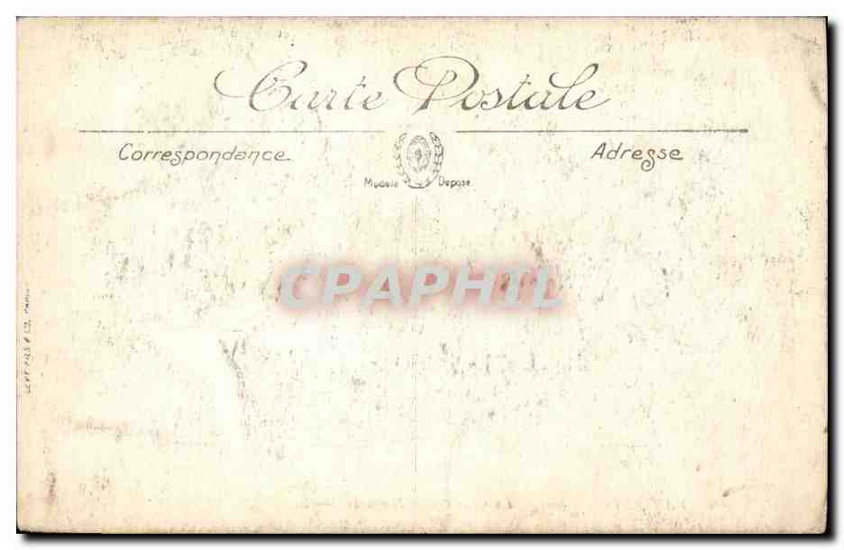 Pau CPA Le chateau La chambre de Henri IV — Rückseite