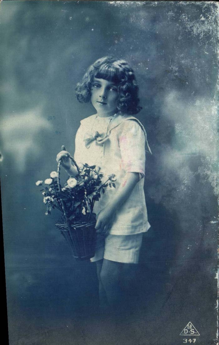 CPA Fantaisie Enfant Fille