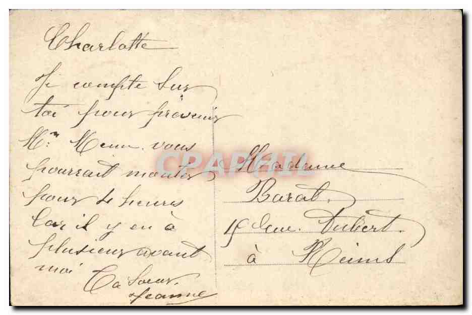 CPA Fantaisie Enfant Joyeuses Paques Easter — Rückseite