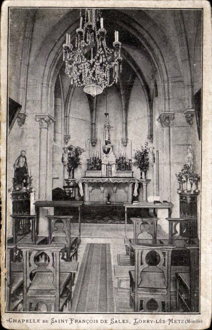 CPA Chapelle de Saint Francois de Sales Lorry les Metz