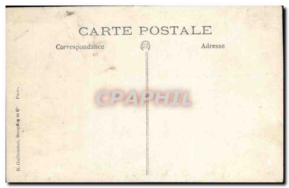 CARTE PHOTO Jeune homme enfant — Back