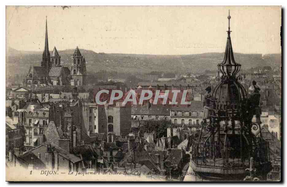 Dijon CPA Le Jacquemart de Notre DAme et l'abside