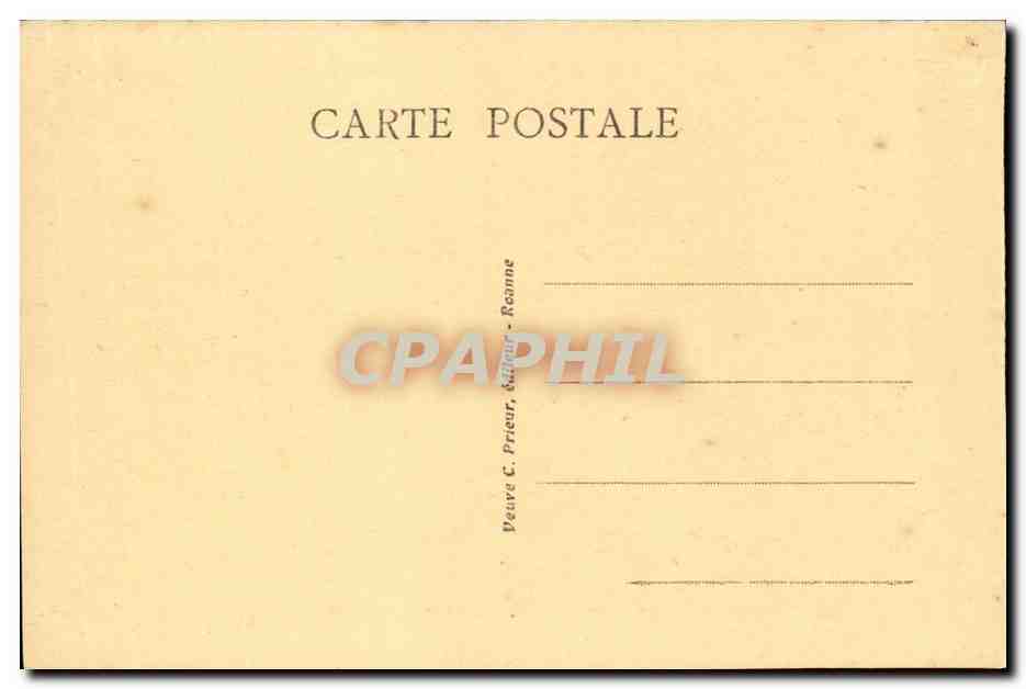 Charlieu CPA Detail du porche de l'abbaye — Rückseite