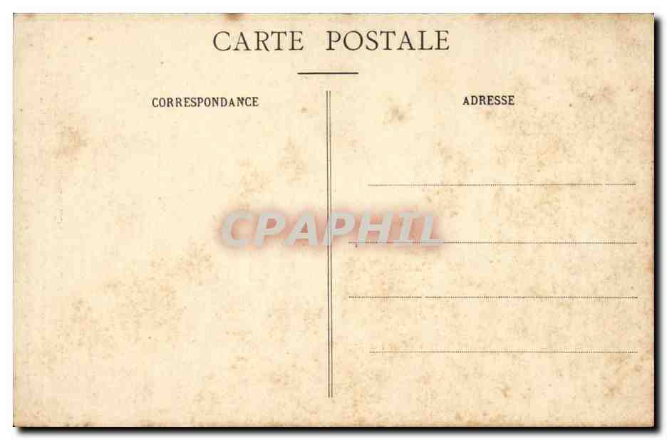 Table à thé (ouverte) — Maison de Victor Hugo (Musée) — G. Bouchet, photo-éditeur, 72, Bd de l'Hôpital, Paris — Rückseite