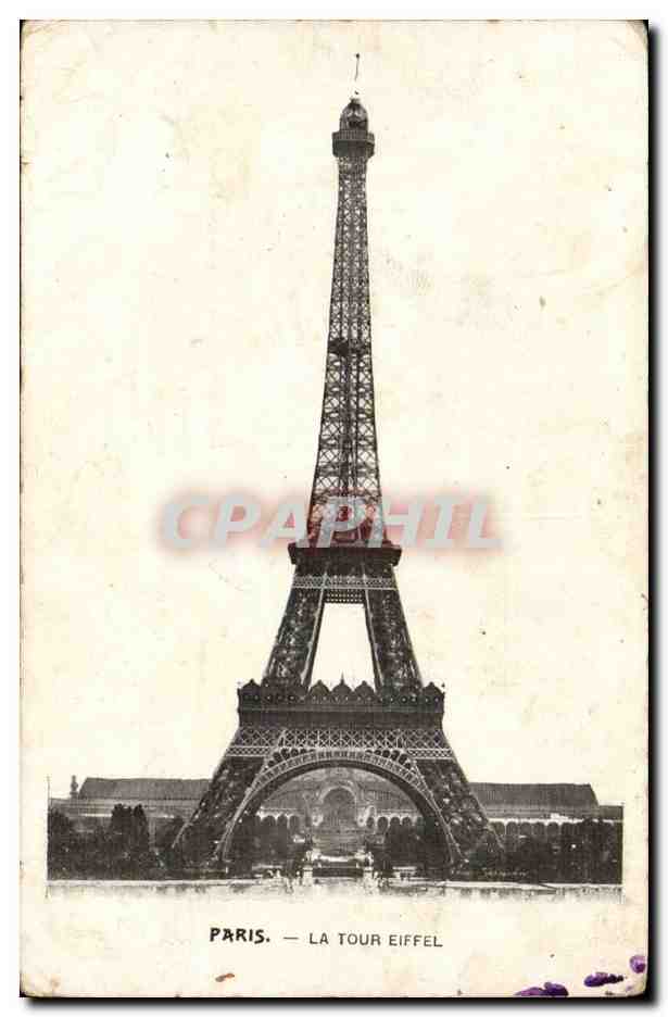 Paris CPA La Tour Eiffel