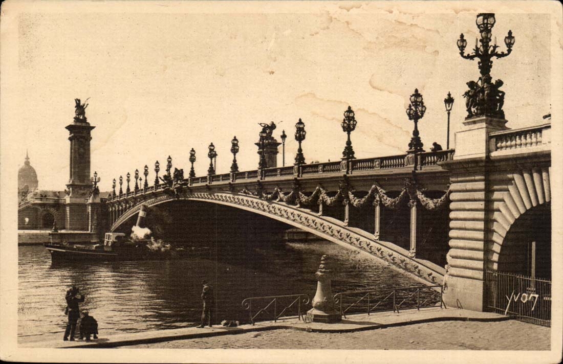 Paris CPA Pont Alexandre III