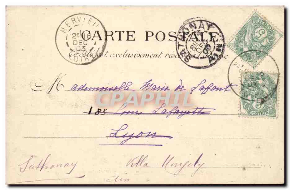 Paris CPA La SEine a travers Paris Le Pont royal et le Ministere des Colonies — Rückseite