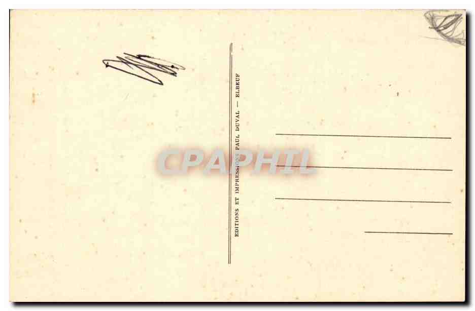 CPA En foret de Fontainebleau Ed Luniot Barbizon — Back