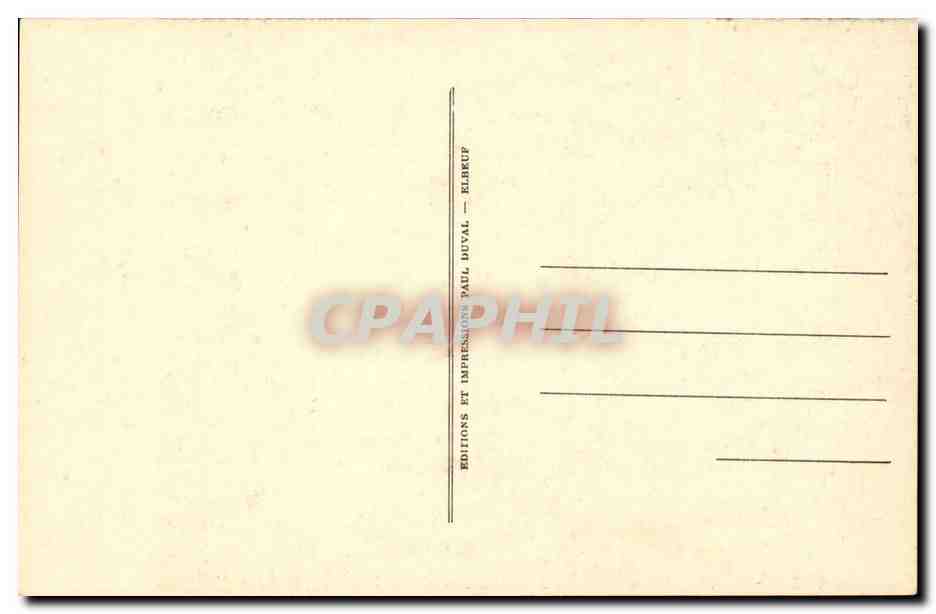 CPA En foret de Fontainebleau Ed Luniot Barbizon — Verso
