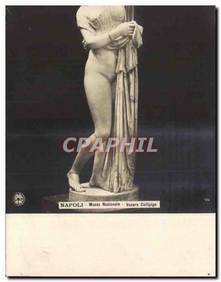 Vénus Capitolienne — statue dans le Musée National de Naples — éditeur N.P.C. n° 104