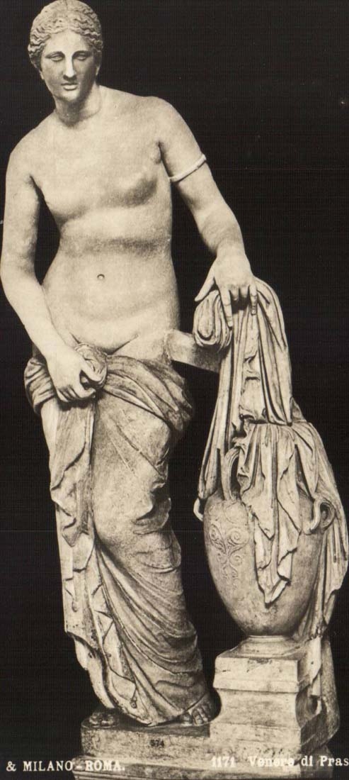Vénus de Prasine — statue romaine — Édition Yassari & Milano - Roma, n° 1174