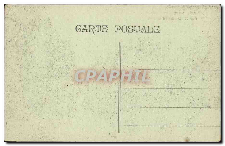 Marseile - Vue Generale sur Notre Dame de la Garde - CPA  — Verso