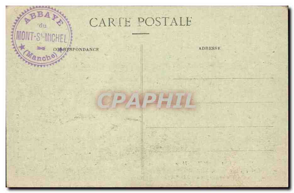 Le Mont Saint Michel - Cloitre et Lavatorium XIII siecle - CPA  — Verso