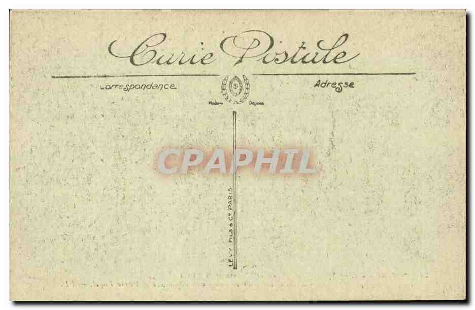 Marseille - Square de la Bourse et Monument de Pierre Puget - CPA  — Verso