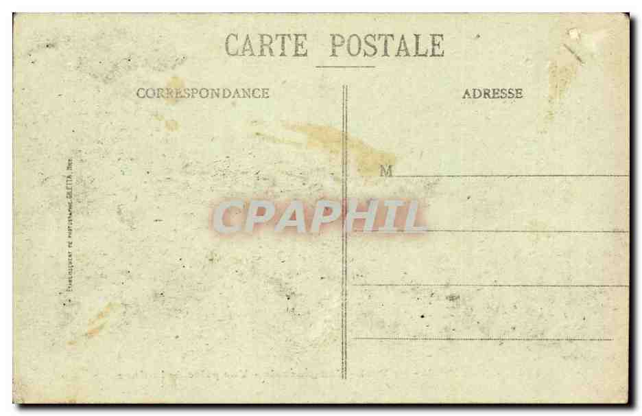 Antibes - Le Port Vue Generale - Vue prise de la Gare - CPA  — Rückseite