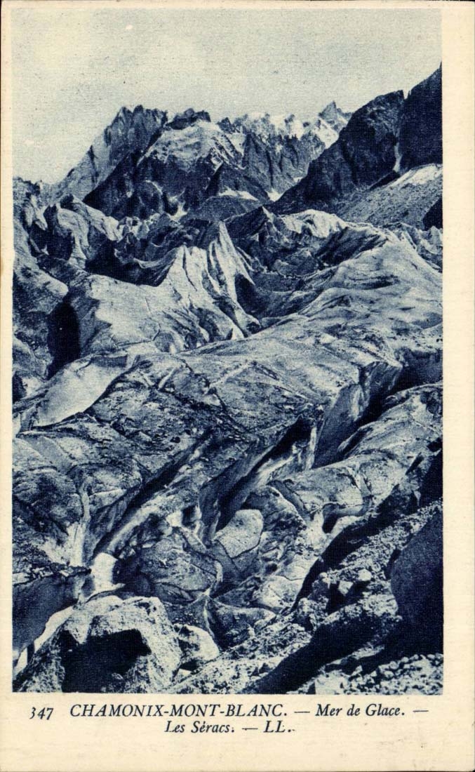 Chamonix Mont Blanc - Mer de Glace - Les Seracs - CPA 