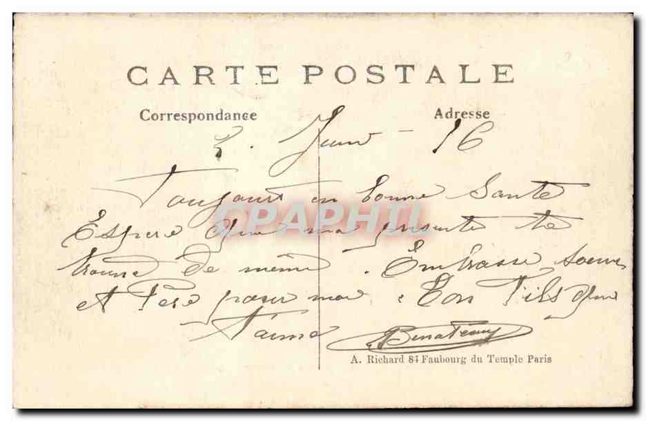 Albert - La Grande Guerre - 1914 1915 bombardee et incendiee par les barbares - Les Usines - militaria CPA  — Back