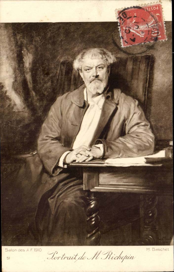 Arts - Tableau - Portrait de M Richepin - CPA 