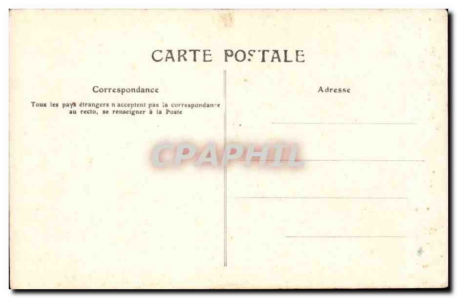 Fantaisie - Heureuse Fete - Femme avec fleurs - CPA  — Rückseite