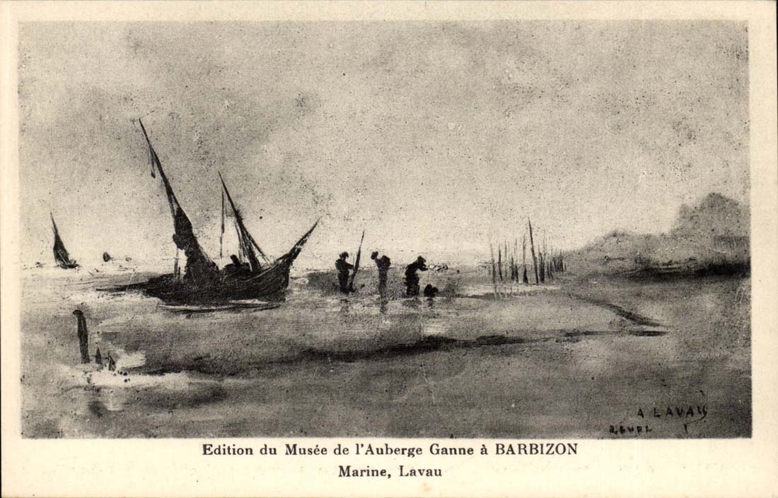 Barbizon - Musee de l'Auberge Ganne - Marine Lavau - CPA 
