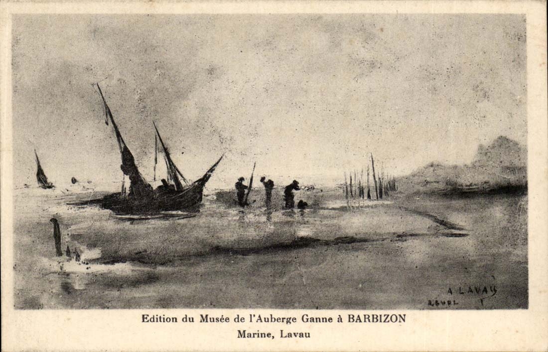 Barbizon - Musee de l'Auberge Ganne - Marine lavau - CPA 