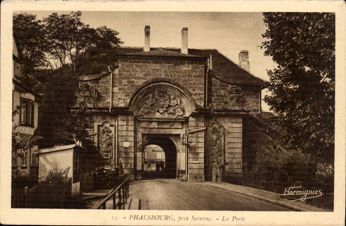 Phalsbourg CPA pres Saverne La porte