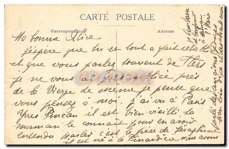Deuxieme apparition de la Sainte Vierge a Soeur Laboure — Rückseite