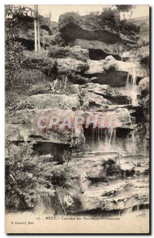 METZ - Cascades des Nouvelles Promenades — F. Conrard, Metz, n°27