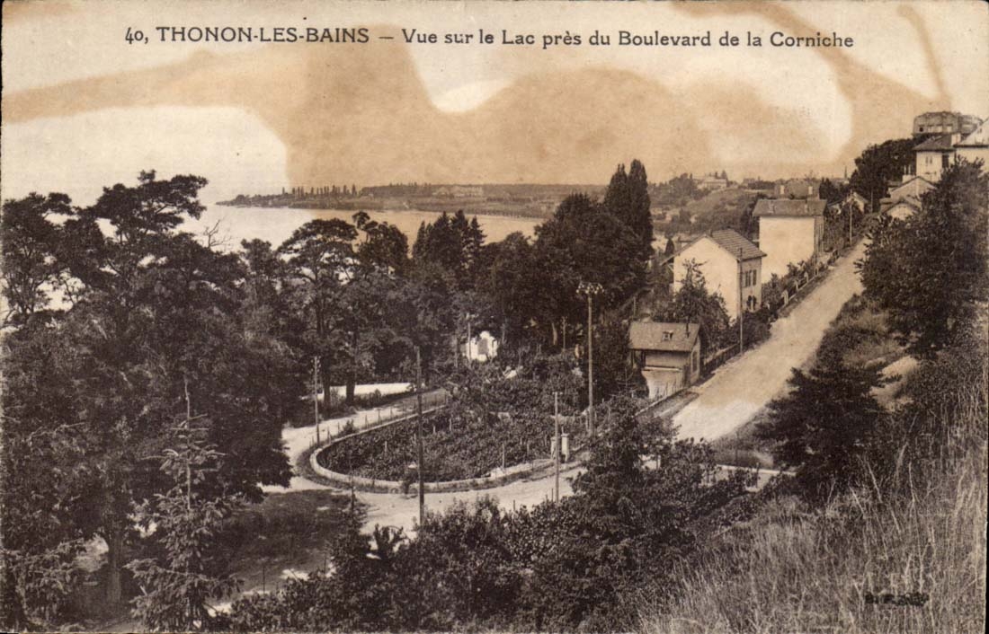 Thonon-les-Bains — Blick auf den See in der Nähe des Boulevard de la Corniche — n°40