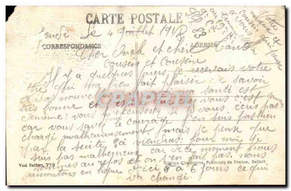 CPA Fantaisie Alsace Lorraine Fileuse Une petite alsacienne — Rückseite