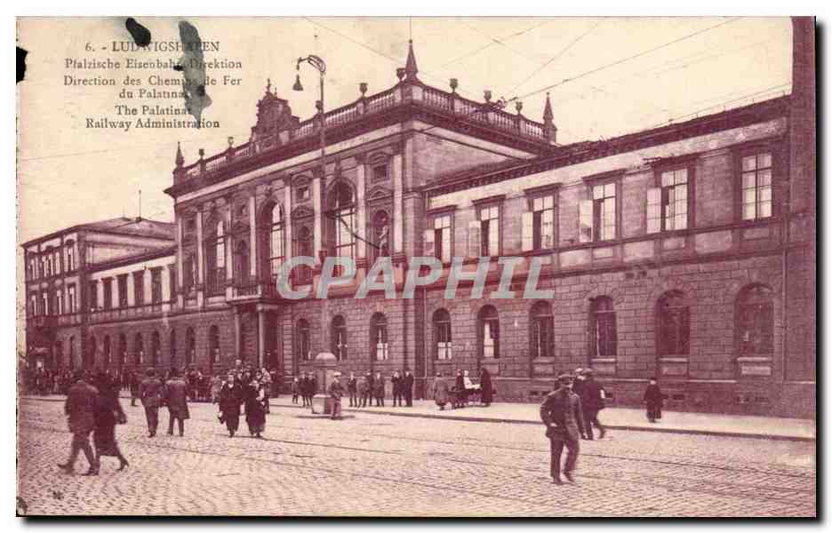 Ludwigshafen — Direction des Chemins de Fer du Palatinat — éditeur inconnu, n° 6