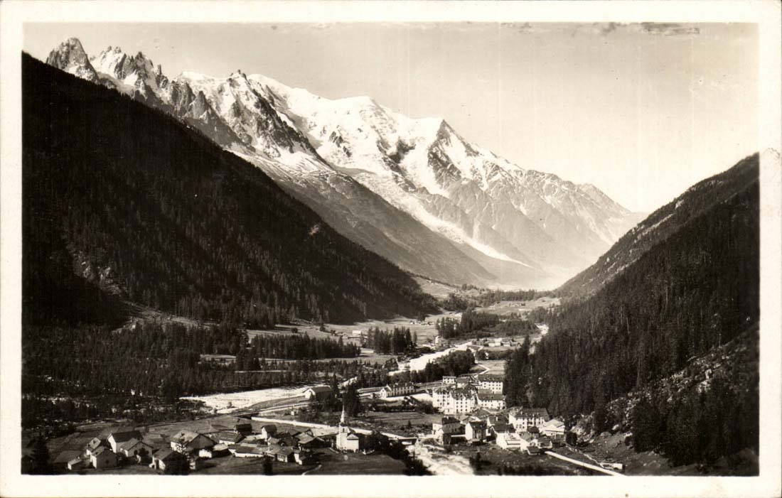 CPA Argentieres et le Mont Blanc