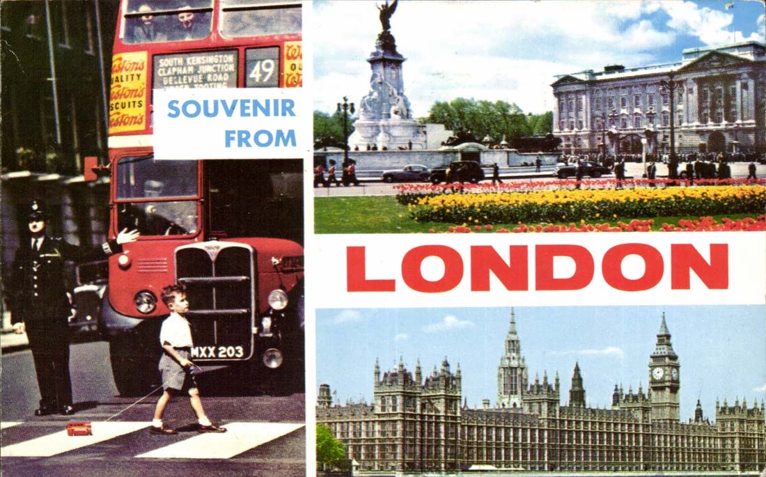 Grande Bretagne CPA London Londres (bus)