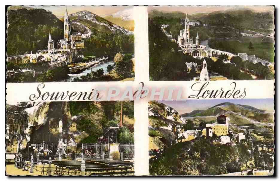 CPM Souvenir de Lourdes