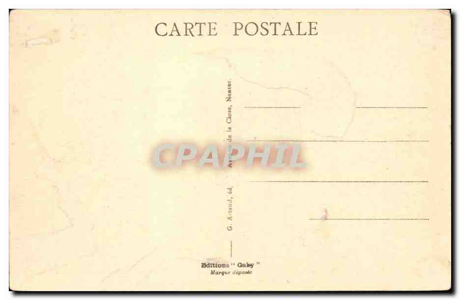 Dieppe CPA L'estuaire et les falaises — Rückseite