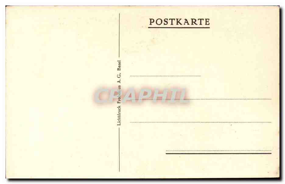 Basel - Suisse - Schweitz - Oeffentliche Kunstsammlung - Konrad Witz - St Christopharus - CPA  — Rückseite