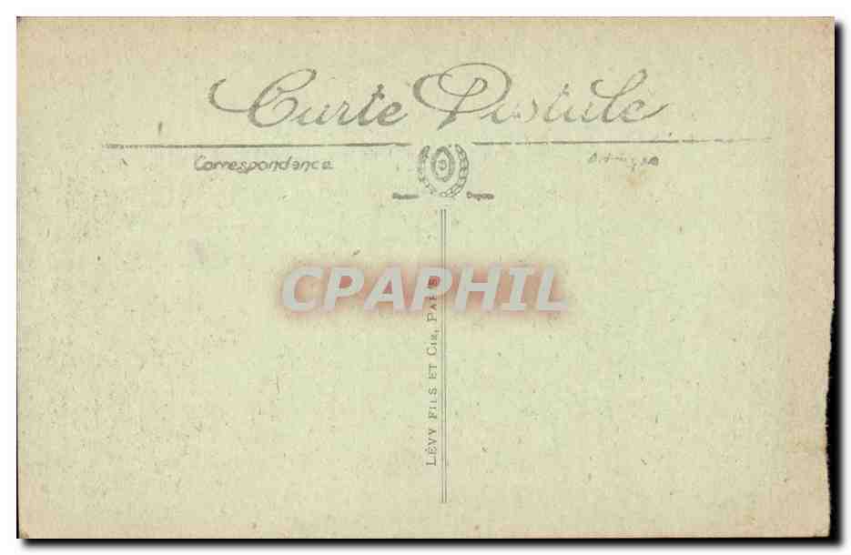 Biarritz - Le Rocher de la Vierge - CPA  — Verso