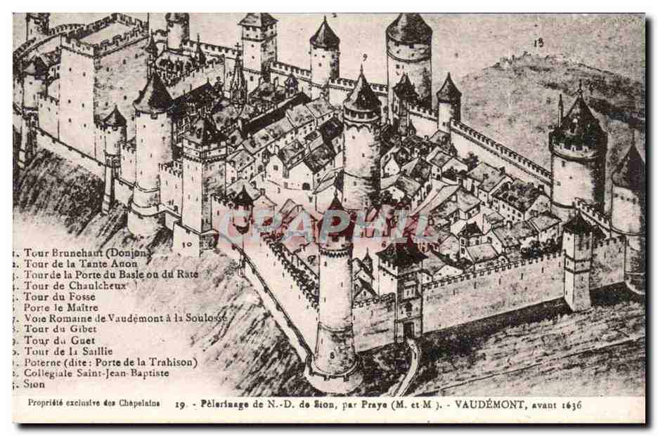 Pèlerinage de N.-D. de Sion — Vaudémont, avant 1636 — par Prayo (M. et M.)