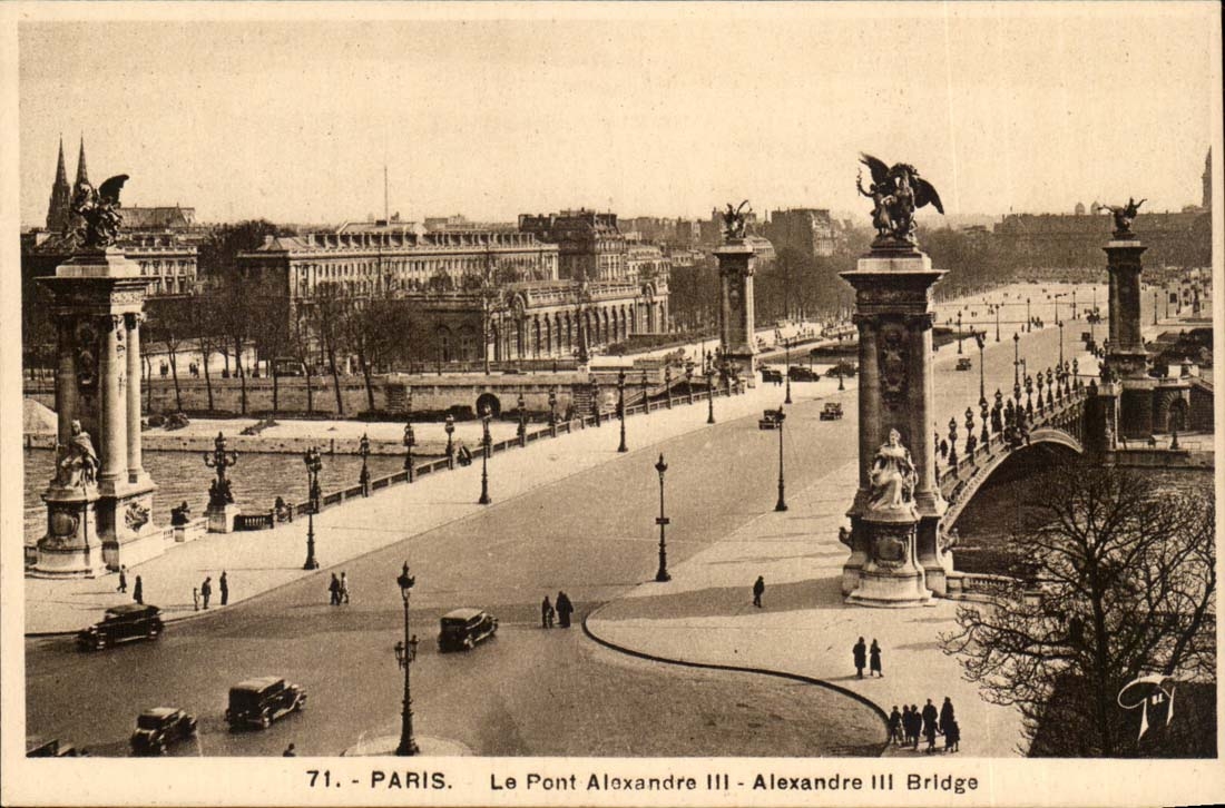 Paris 8 - Pont Alexandre III - CPA 