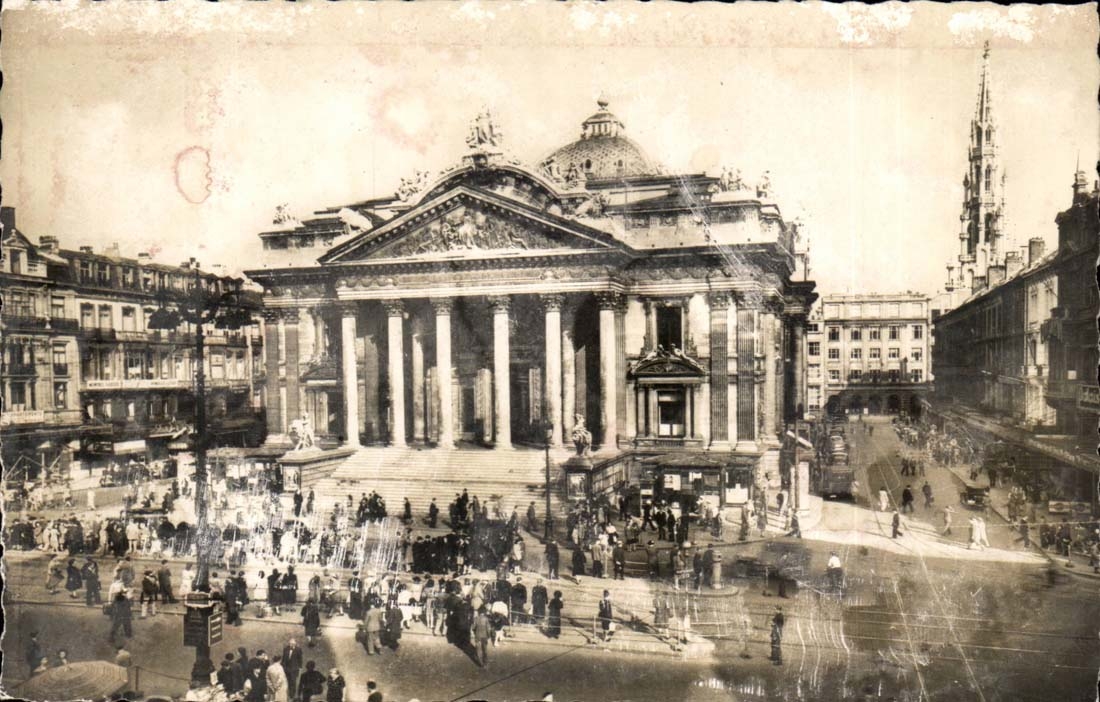 Belgique - Belgium - Bruxelles La Bourse Brussel de Beurs Brussels Stock Exchange - CPA 