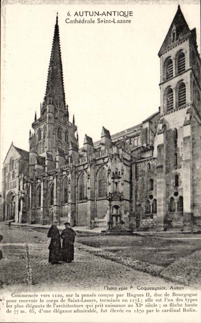 Autun-Antique — Cathédrale Saint-Lazare — Photo P. Coquegniot