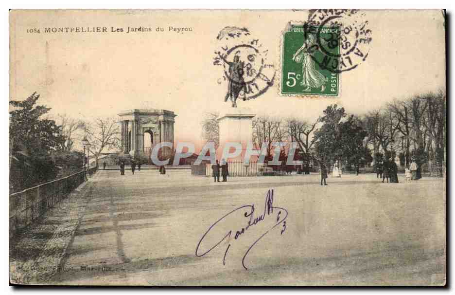 Montpellier CPA Les jardins du Peyrou