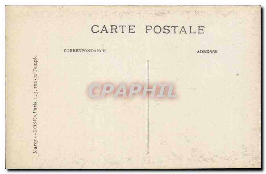 CPA Chardin Musee du Louvre La Benedicite — Verso