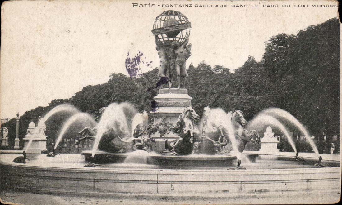Paris - 6 - Fontaine Carpeaux Dans Le Parc du Luxembourg - CPA 
